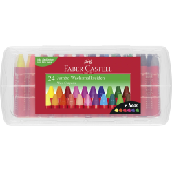 Faber-Castell Jumbo Vokskridt 24 stk.