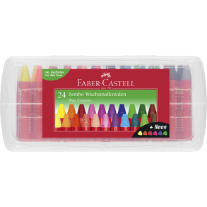 Faber-Castell Jumbo Vokskridt 24 stk.
