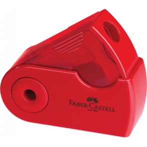 Faber-Castell Sleeve blyantspidser enkel rd