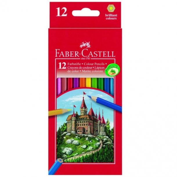Faber-Castell Slot Farveblyanter 12 stk.