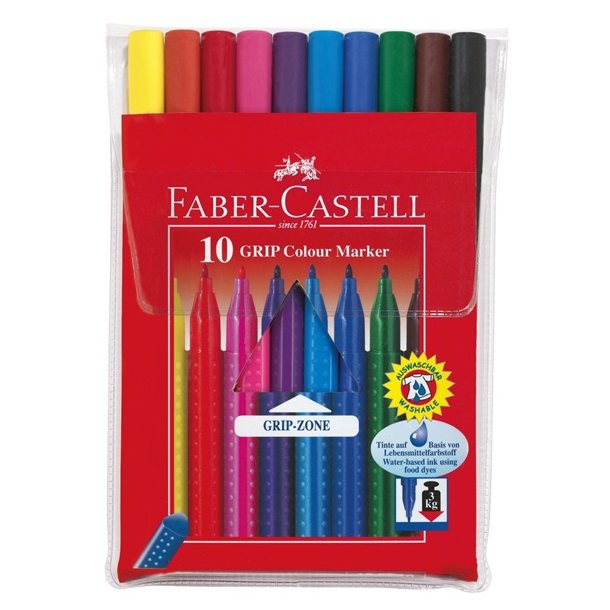 Faber-Castell Grip Tusser 10 stk.