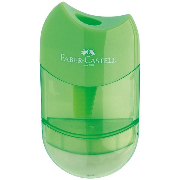 Faber-Castell Spidser med viskelder grn