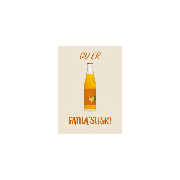 Citatplakat A5 - Du er fanta'stisk
