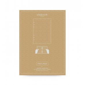 Filofax Refill A5 Tjekliste - check please