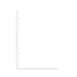 Filofax Refill A5 Blank - carte blanche