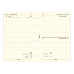 Filofax Refill Dagskalender Pocket 2027