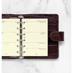 Filofax Refill Ugekalender Horisontal Pocket 2027