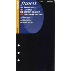 Filofax Refill Personal Faneblade Emner