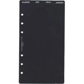 Filofax Refill Personal Faneblade Emner