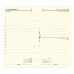 Filofax Refill Dagskalender Personal 2026
