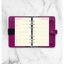 Filofax Refill Ugekalender + Notatside Personal 2026