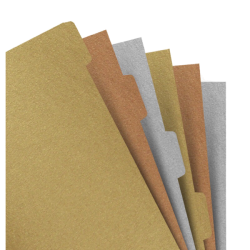Filofax Notebook A5 Register metallic