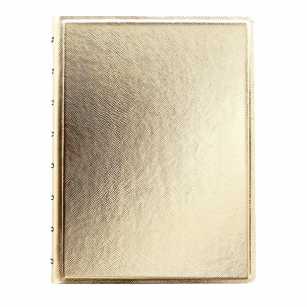 Filofax Notebook A5 Gold