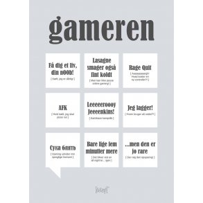 Dialgtplakat A5 Kort - Gameren