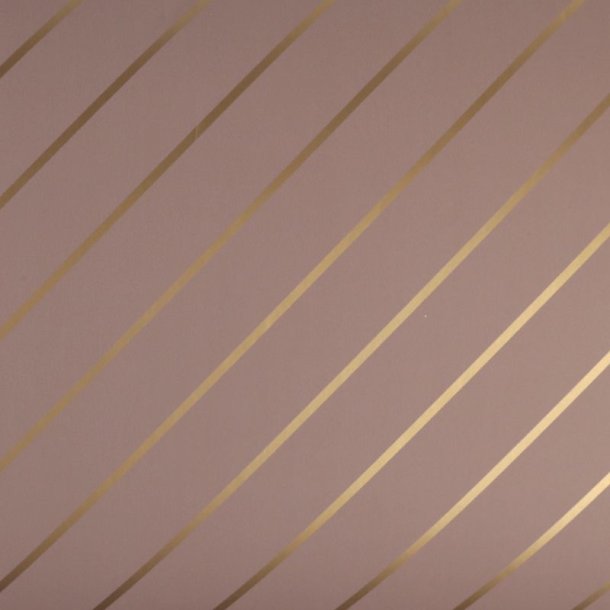 Gavepapir - Golden Stripes
