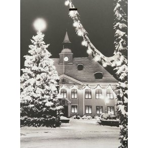 Gavepose Jul Sort/Hvid lille