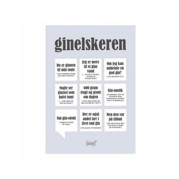 Dialgtplakat A5 Kort - Ginelskeren