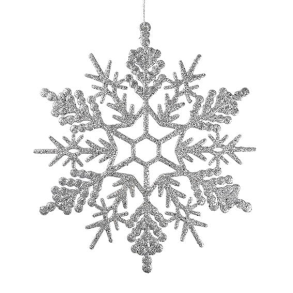 Glitter Snefnug S�lv