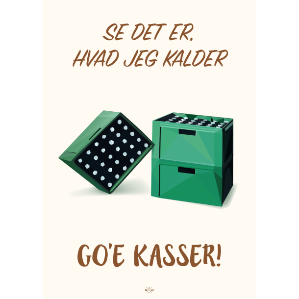 Citatplakat A5 - Go'e Kasser!