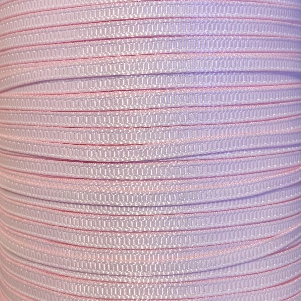 Stofb�nd Grosgrain - Pale Rose 3 mm.