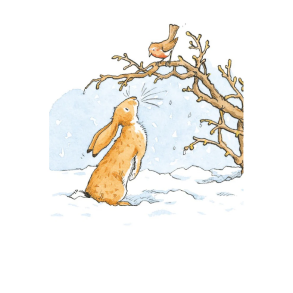 Guess How Much I Love You Mini Dobbeltkort - Christmas Robin