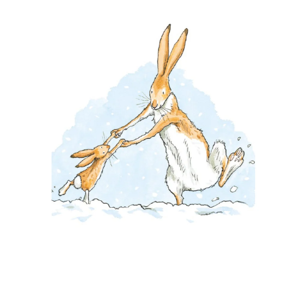 Guess How Much I Love You Mini Dobbeltkort - Christmas Dance