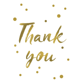 Hartung Mini Dobbeltkort - Thank you