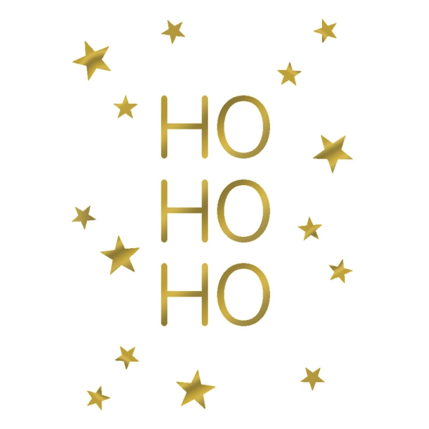 Hartung Mini Dobbeltkort - Ho Ho Ho White