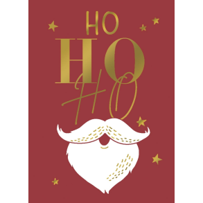 Hartung Mini Dobbeltkort - Ho Ho Ho Red