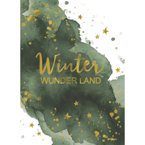 Hartung Mini Dobbeltkort - Winter Wunderland