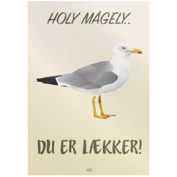 Citatplakat A5 - Holy mgely.. Du er lkker!