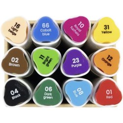 Illustration Marker 12 stk. - Standard