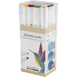 Illustration Marker 12 stk. - Standard