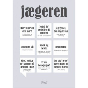Dialgtplakat A5 Kort - Jgeren