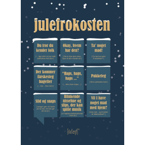 Dialgtplakat A5 Kort - Julefrokosten