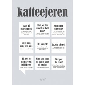 Dialgtplakat A5 Kort - Katteejeren