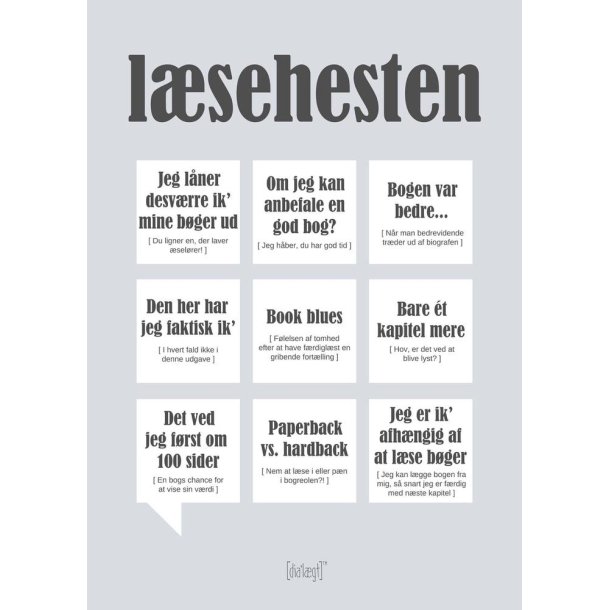 Dialgtplakat A5 Kort - Lsehesten