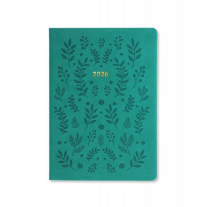 Letts Woodland Ugekalender 2026 A5 Turkis