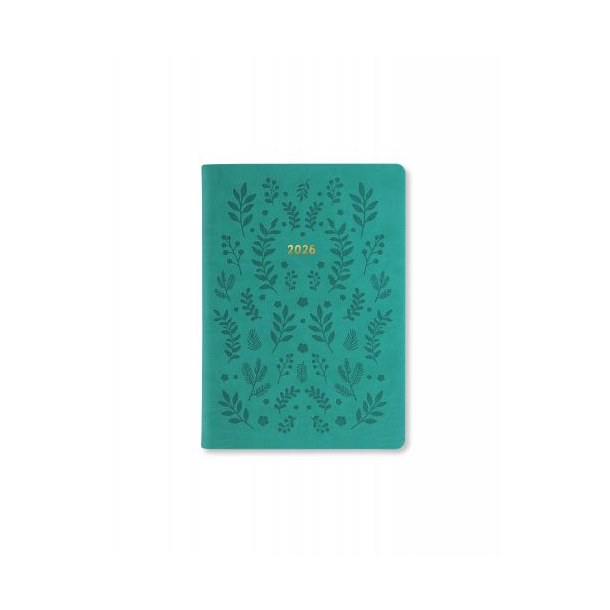 Letts Woodland Ugekalender 2026 A6 Turkis