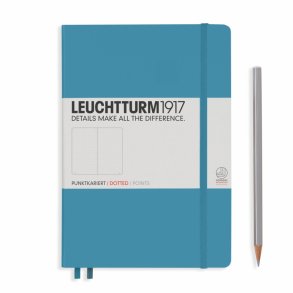 Leuchtturm Notesbog A5 Nordic Blue Dotted