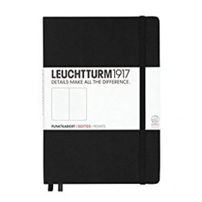 Leuchtturm Notesbog A5 Black Dotted