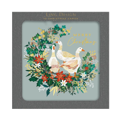 Ling Design Dobbeltkort - 10 Stk. Julekort - Festive Gees