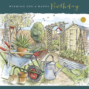 Day Tripper Dobbeltkort - A Day In The Garden