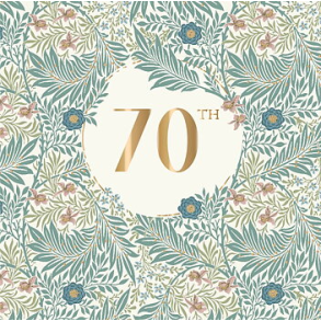 William Morris Dobbeltkort - 70th