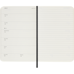 Moleskine Classic Softcover Pocket Ugekalender 2026