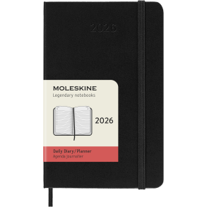 Moleskine Classic Hardcover Pocket Dagskalender 2026