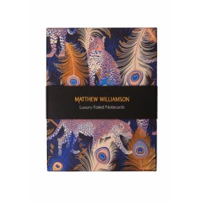 Matthew Williamson ske med kort og konvolutter Leopard & Peacock