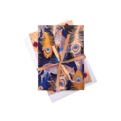 Matthew Williamson ske med kort og konvolutter Leopard &amp; Peacock