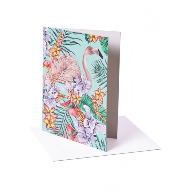 Matthew Williamson Dobbeltkort Flamingo