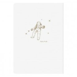 Clairefontaine Flying Spirit A5 Notesbog Syet Hvid